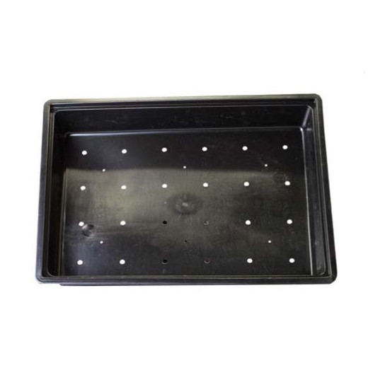 Decorative Square Pot Black & White 32cm